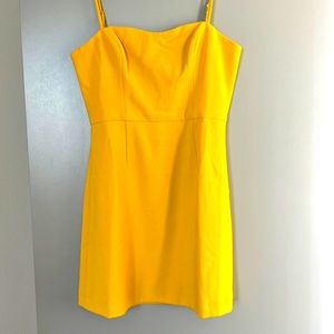 New French Connection Dress- Yellow Whisper Light Sweet Size 4